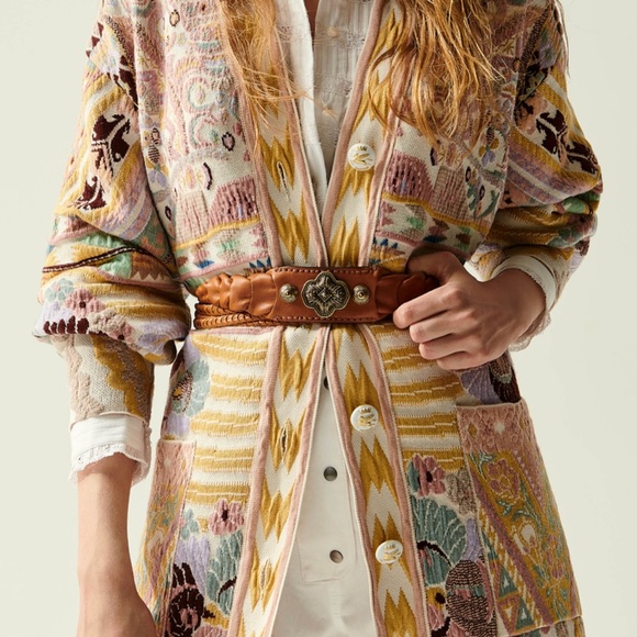 ETRO JACQUARD-KNIT WOOL-BLEND CARDIGAN - Picture 14 of 14